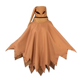 ZIUFVML Oogie Boogie Cloak Costume Adult Hooded Robe Cape Nightmare Villain Costume Cloak Unisex