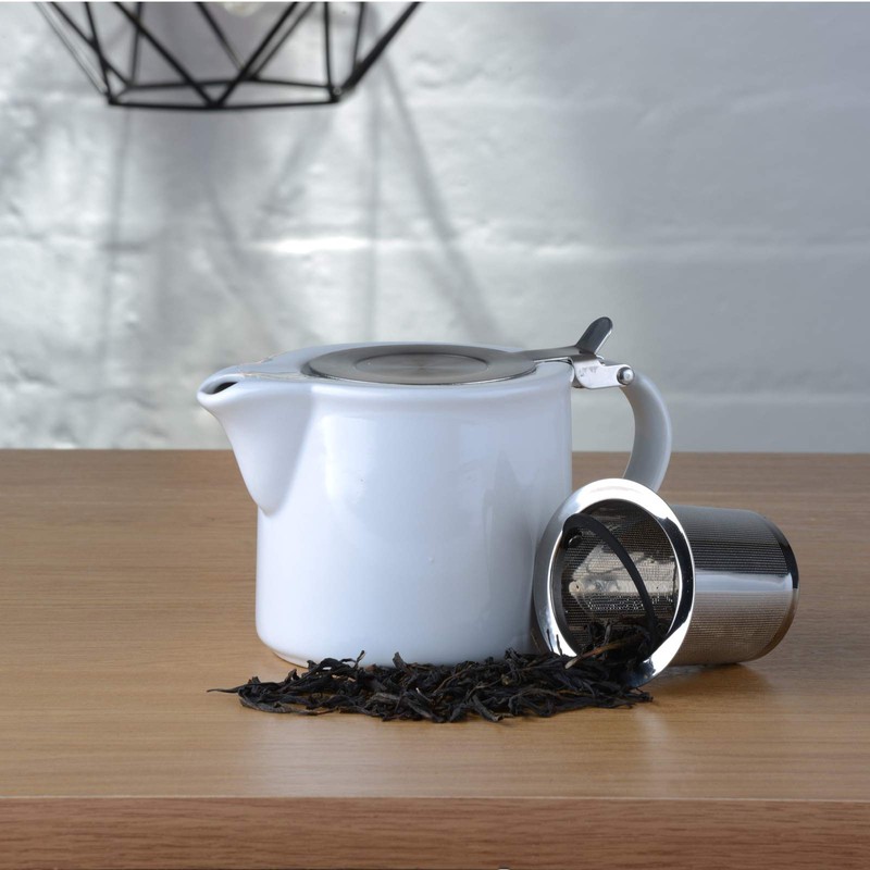 BIA International Infuse Teapot Stainless Steel Infuser | White |