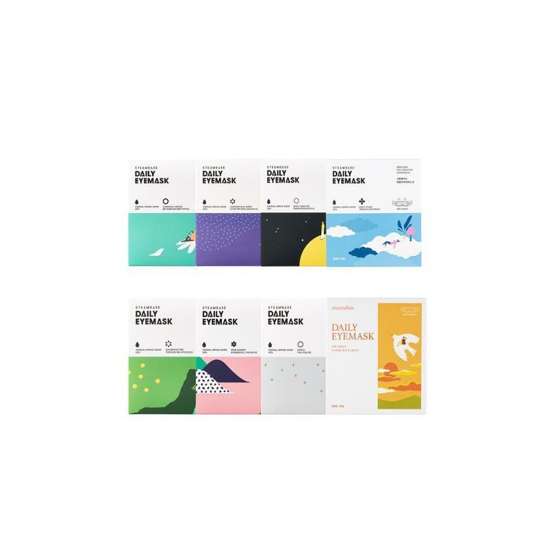 STEAMBASE Daily Eye Mask 5ea 6 Options - 5ea #Lavender