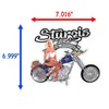 Sturgis 2025 Pin Up Die Cut Vinyl Sticker