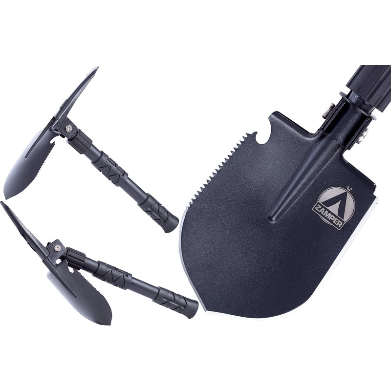 Zamper Folding Spade Multifunctional Tool Compact Camping Outdoor & Survival