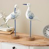 Deco 79 Polystone Bird Decorative Sculpture Home Decor Statues, Set
