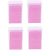 Toallitas para Extensiones de Pestañas Rosa, 4 Cajas 200 Piezas,