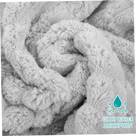 WOONEKY Hair Drying Towel Wrap Women's Soft Absorbent Shower Cap Fast Drying Head Wrap for Wet Hair