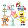 Gala 8 Figuras Bob Esponja Patricio Calamardo Gary Juguetes