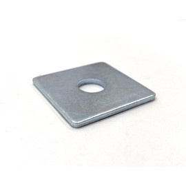 Greened House Zinc Plated Square Plate Washer M10 40mm x 40mm x 3mm Thickness - pack of 10