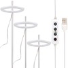 Plant Grow Light 3.3in Diameter 3 Heads Easy Operation Brightness