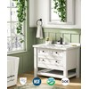 FORIOUS Bathroom Sink Faucet 1 Hole Waterfall One Handle Oil