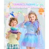 DOLNOW Princess Dress Up for Girls, Light up Princess Cape