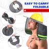 10 Pack Hard Hat Sun Shade Full Brim Neck Cover,