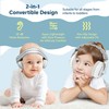 2-in-1 Baby Ear Muffs for Hearing Protection, Noise Cancelling Earmuffs