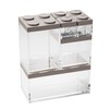 Omada Acrylic Storage Container Set: Durable Brick Canisters – Thick