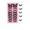 Cat Eye & Russian Mink Lashes| D Curl Fluffy Eyelashes|