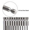Saipor 11 Piece T6-T40 Torx Bits Screwdriver Set Magnetic Torx