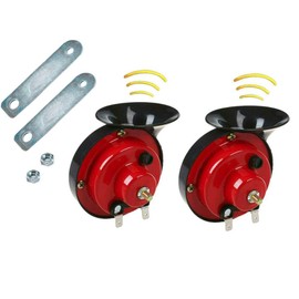110dB Super Loud Train Horn for Truck Train Boat Car Air Electric Snail Single Horn 12V Waterproof Double Horn Raging Sound for Car and Motorcycle
