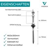 Vooxa Hanger Bolts M10 x 300 Pre-Assembled Stainless Steel V2A