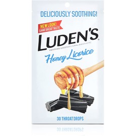 Luden's Throat Drops Honey Licorice - 30 ct, Pack of 5…