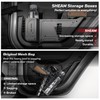 SHEAM Metal Rear Door Pocket Storage Box with Cup Holder