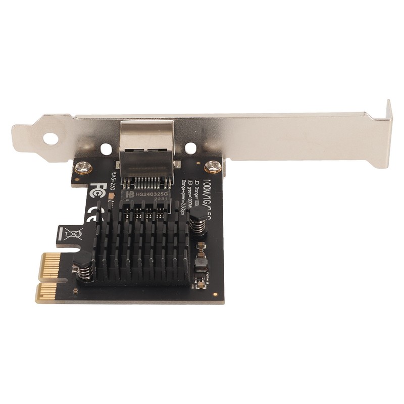 PCIe Ethernet Card 10 100 1000 2.5Gbps RJ45 Port Wake