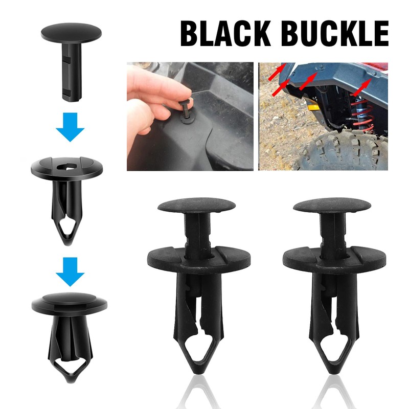 Vkinman Plastic Fender Clips Body Rivets Replacement for Honda Rancher