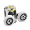 Holdfiturn 4Pcs Shower Door Rollers - Zinc Alloy Shower Door
