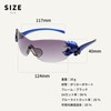 Enix DK-2-3 Dinosaur Sunglasses, Navy, Triceratops, Kids, Ultra Lightweight