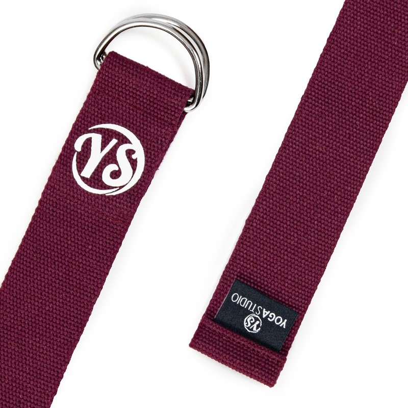 Yoga Studio Yoga Strap, 2.5m (8.2ft) Extra Long Durable Organic