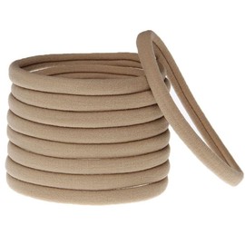 20Pcs Nylon No Slip Seamless Elastic Hair Band, Women Hair Ties Ponytail Holder Headwear Accessories