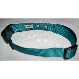 CollarSafe 1" Wide Nylon Replacement Collar w/Heavy Duty Buckle - FITS Most 2-Hole Receiver Modules 1-3/16" Apart - Read Listing - View Photos