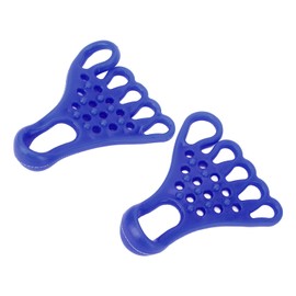 Toe Foot Stretcher, Muscle Relaxation, TPR Foot Massage Separator, Stretch Band, Strength Enhancer, Plantar Muscle Improver, Valgus Toe Smoother, High Quality TPR Material (BLUE)
