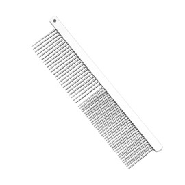 FIMWOLZ Selbstreinigender Flohkamm für Haustiere, Katzenkamm, Kupferkamm, entfernt schnell lose Haare, entwirrt Verfilzungen und entfernt Flohbefall schonend (Silber)