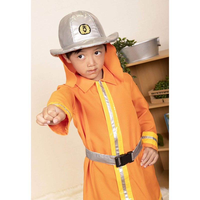Children’s Career Costume, Firefighter Costume, Unisex, Boys Size 6 (120