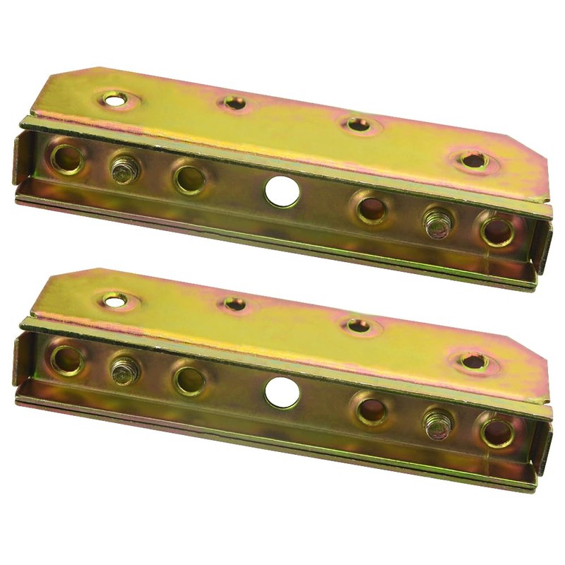 TOVOT 4PCS Bed Rail Brackets with Screws Bed Frame Brackets