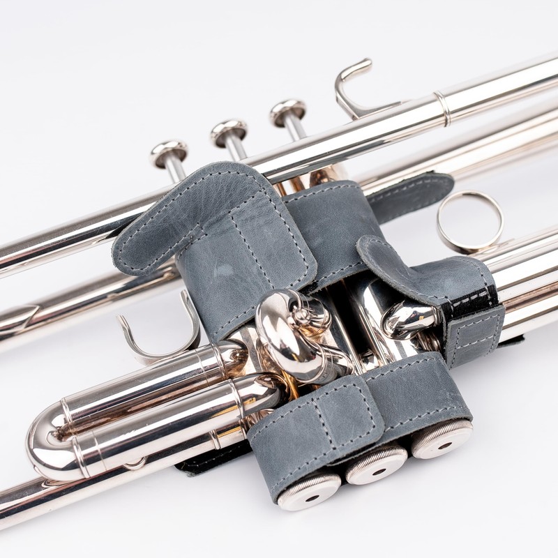 Trumpet Valve Guard XL Genuine Leather Protection Trumpet Valve Cover