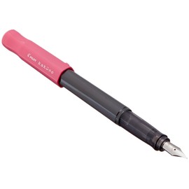 Pilot Kakuno Fountain Pen of Biginners, Fine Nib, Pink Body (FKA-1SR-PF)