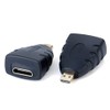 RHINORO HDMI Micro to HDMI Mini Video Adapters, 2 Pack,