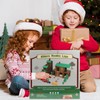 Wondertoys 456Pcs Big Villa Wooden Log Set Real Wood Logs