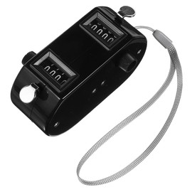 Milisten Two-Way Counter Practice Counter Finger Tally Counter Clicker Pitch Counter Scorer Baseball Fence Phone Holder Baseball Party Plate Fish Department Abs Black