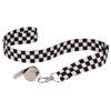Wicked Costumes Police Whistle on Lanyard - Black and White