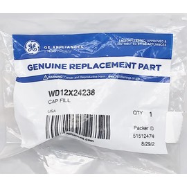 WD12X119 Dishwasher Rinse Aid Cap - New - Genuine OEM - R8-B9 - EA240630