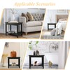 Apolimi HDPE Shower Bench, Shower Stool with Storage Shelf 2-Tier
