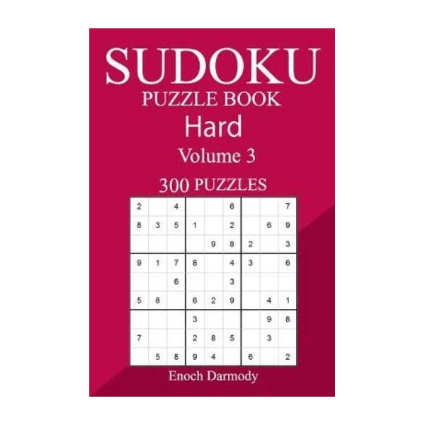 300 Hard Sudoku Puzzle Book