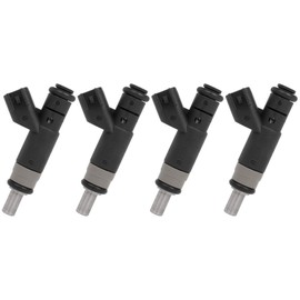 Set of 4 Fuel Injector - Compatible with 2007-2012 for Dodge Caliber 2.0L 2007-2017 for Jeep Patriot 2.4L 2009-2015 for Dodge Journey 2.4L- Replace Part 4891577AC