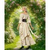 IEEILULU Women Renaissance Medieval Costume - Peasant Irish Victorian Gothic