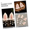 COLLBATH 2pcs Rabbit Ear Hair Clips Hair Accessories for Women