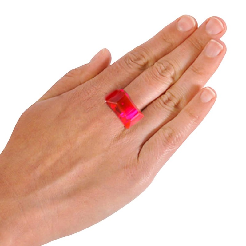 Rhode Island Novelty .75 Inch Plastic Crystal Rings 24 Rings