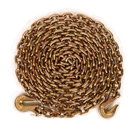 Aain Binder Log Chain,G80 Transport Binder Chain 5/16 inch Tie Down Flatbed Truck Trailer Chain 20 FT Heavy Duty Load Binder Chain for Trailer Truck Transport - 4,900 lbs WLL