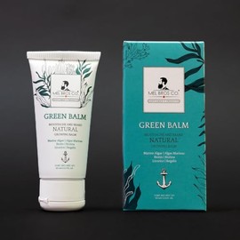 MEL BROS CO. - GREEN BALM Balsamo de Crecimiento de Barba | Biotina, Regaliz, Bergamota y Algas Marinas (2 oz / 60 ml) Estimula Crecimiento Natural de