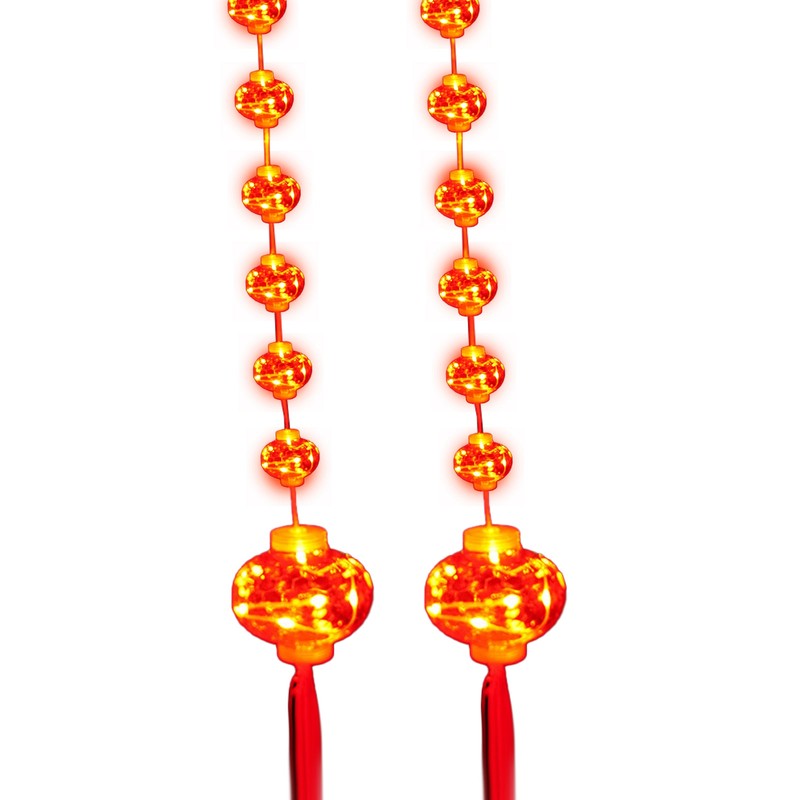 Spring Festival Red Lantern and Fu Decorative Lights