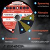 Pack of 30 Stainless Steel Cutting Discs Diameter 125 x